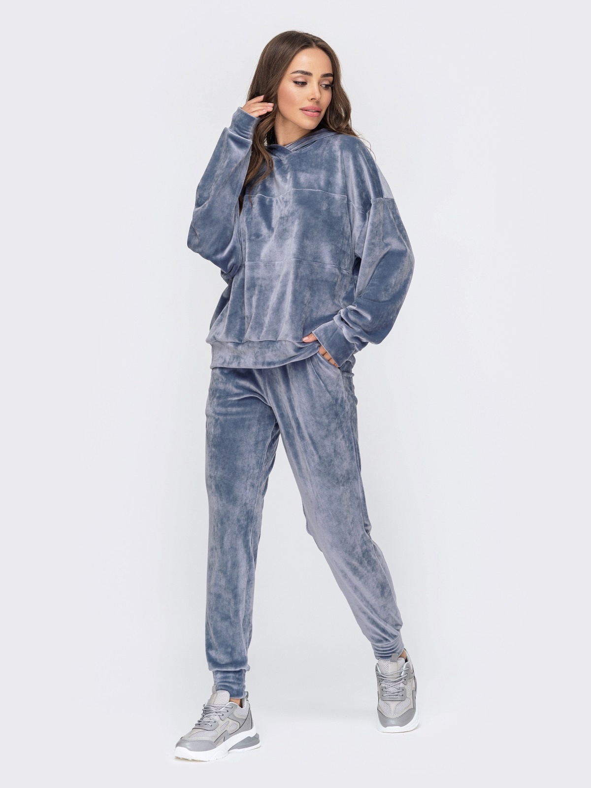 

Спортивный костюм Dressa 53506  Голубой, Спортивный костюм Dressa 53506 46 Голубой