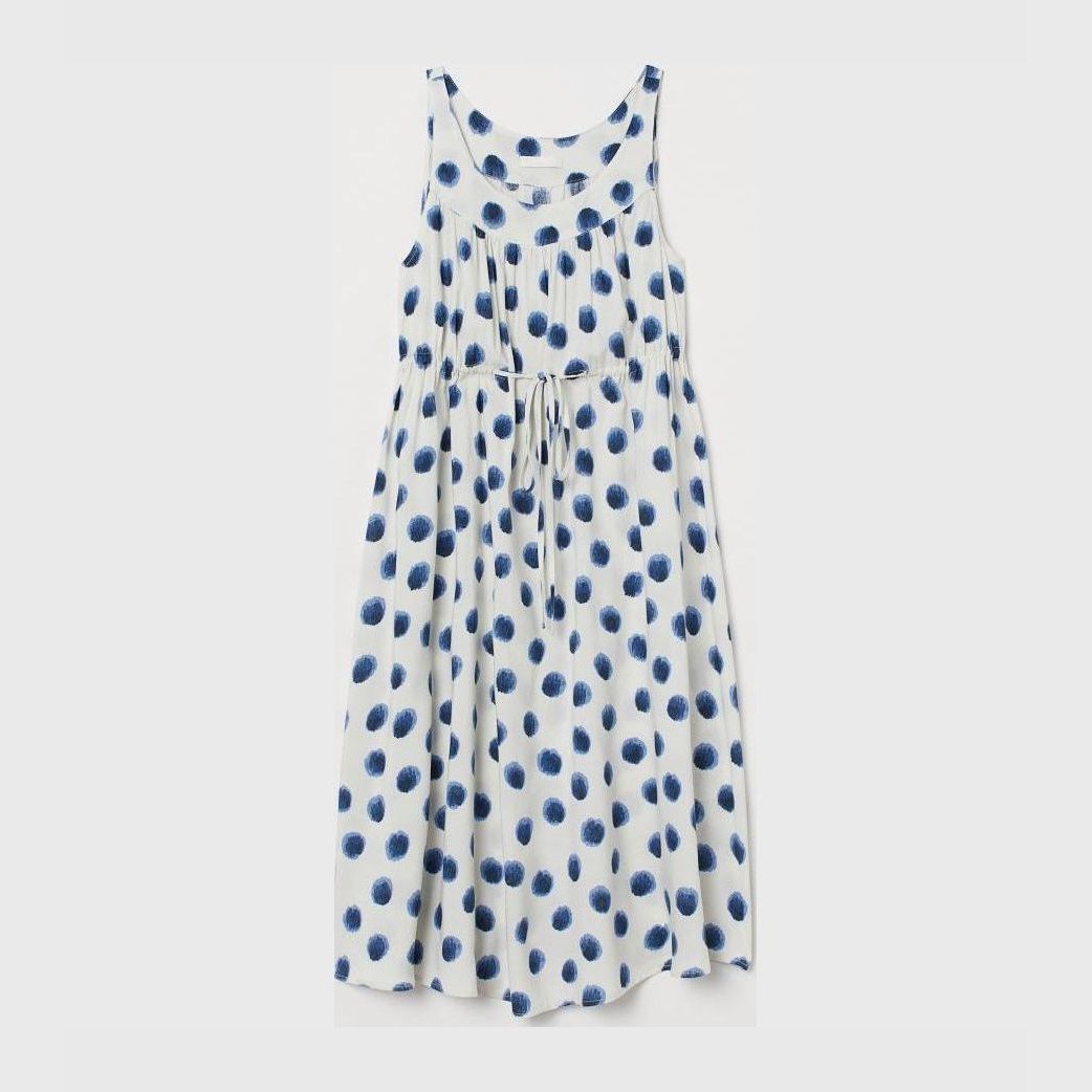 

Сарафан для беременных H&M 0888310002 M (170/96А) Белый с синим
