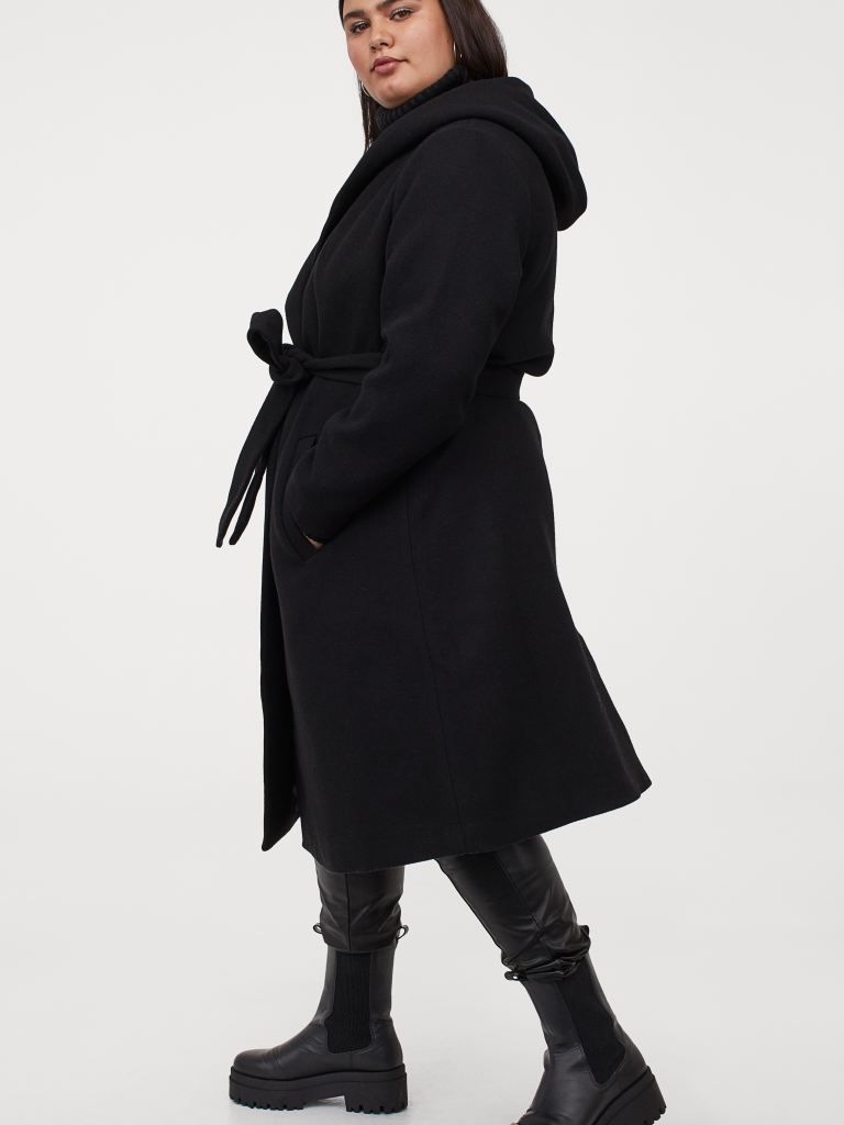 

Пальто H&M 0903331001 4XL (175/152А) Черный