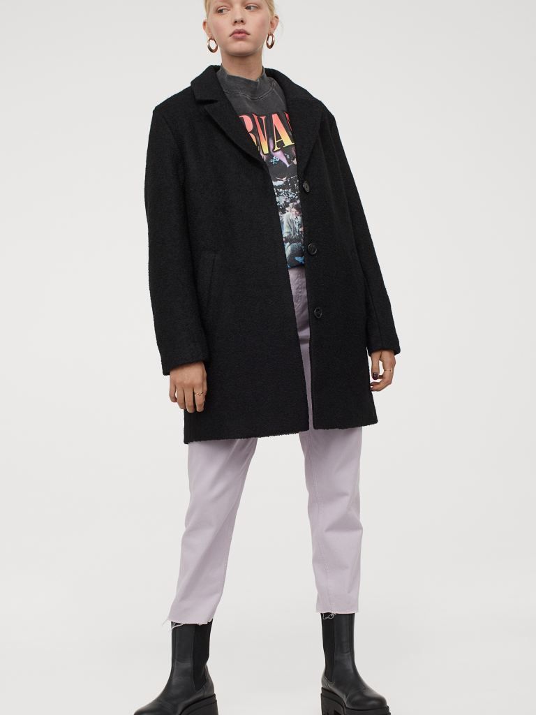 

Пальто H&M 0740210002 S (165/88А) Черный