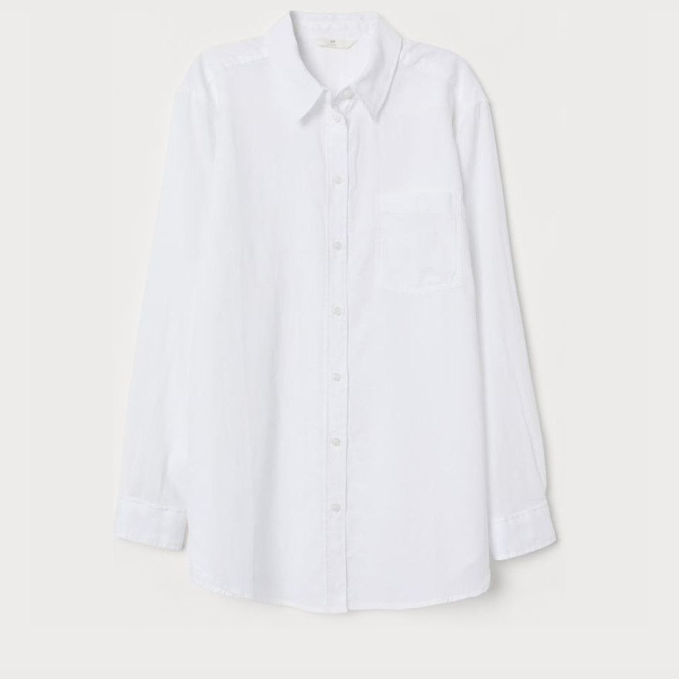 

Рубашка H&M 0751592001 36 (165/84А) Белая
