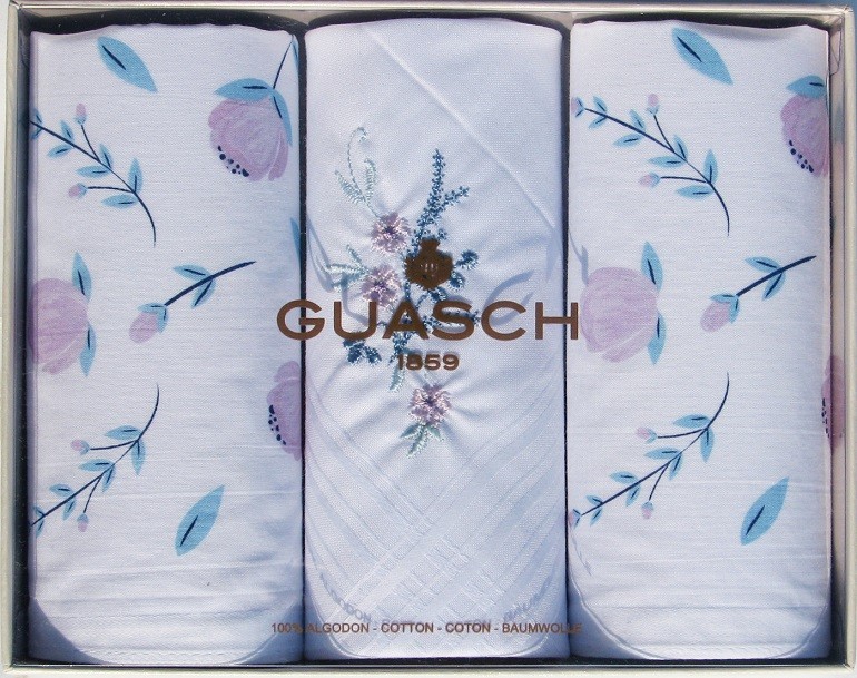 

Набор женских носовых платков Guasch Angora 98P SU2-03 (942)