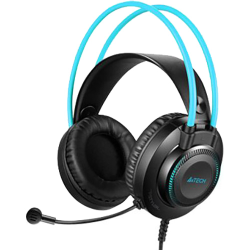 

Навушники з мікрофоном A4tech Fstyler FH200U Blue