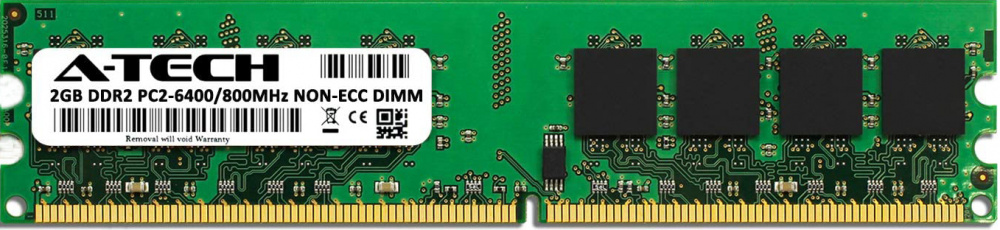 

Оперативная память A-Tech 2GB DDR2-800 (PC2-6400) DIMM (AT2G1D2D800NA0N18V)