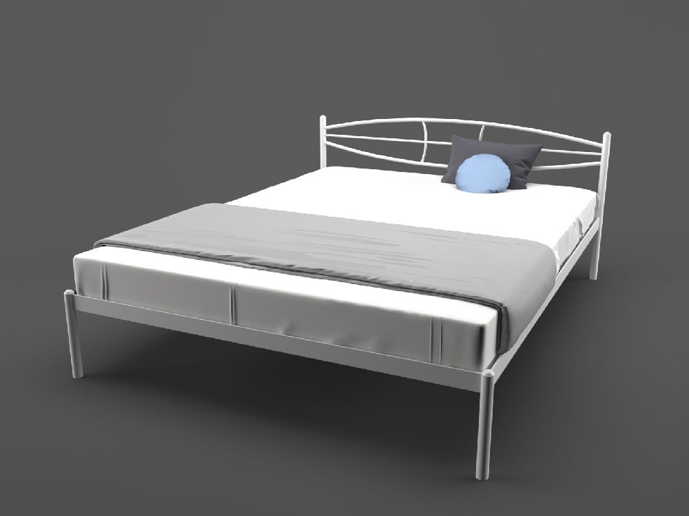 

Кровать MELBI ЛАУРА 160 см х 200 см Белый