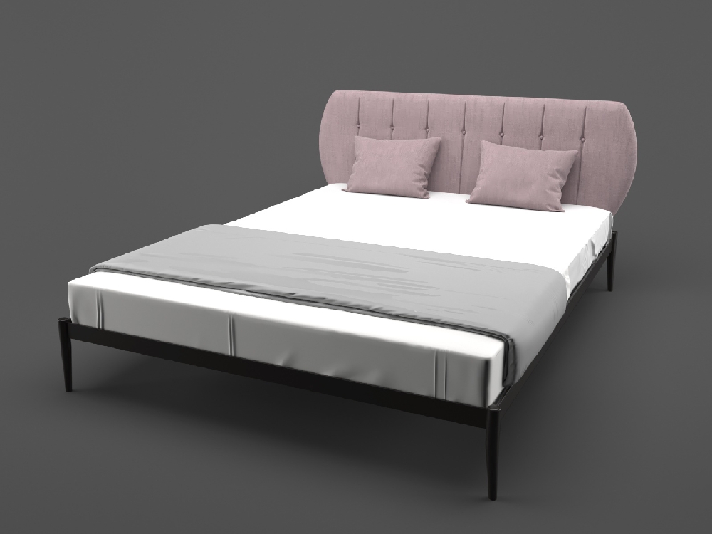 

Кровать MELBI Бьянка 01 160 см x 190 см Черный