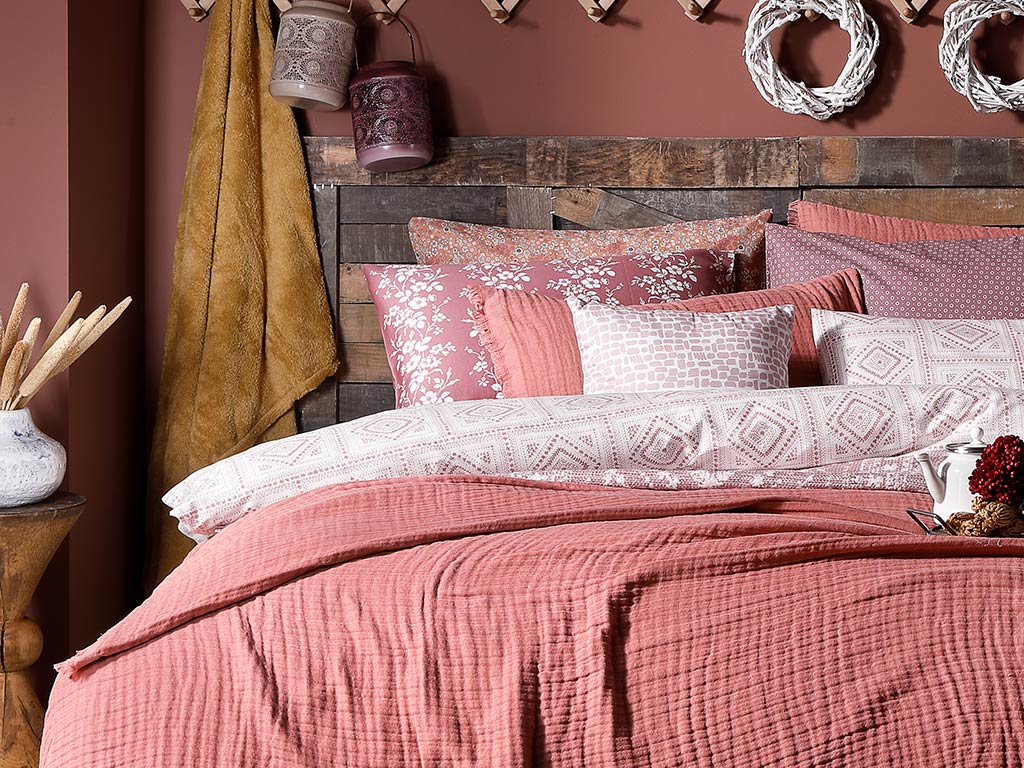 

Покрывало для кровати English Home Pure Folk 200х220 см и наволочки 50х70 см 10026269001