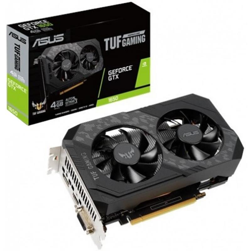 

Видеокарта GF GTX 1650 4GB GDDR6 TUF Gaming Asus (TUF-GTX1650-4GD6-P-GAMING)