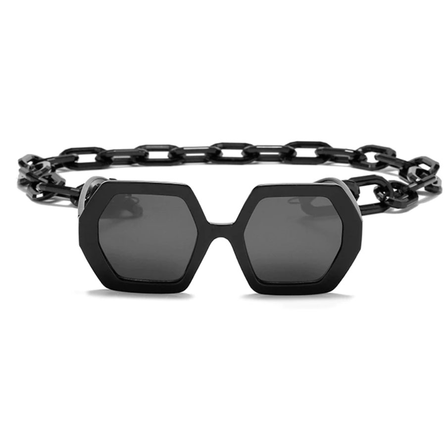

Солнцезащитные очки Dollishez Black с цепочкой Berkani )