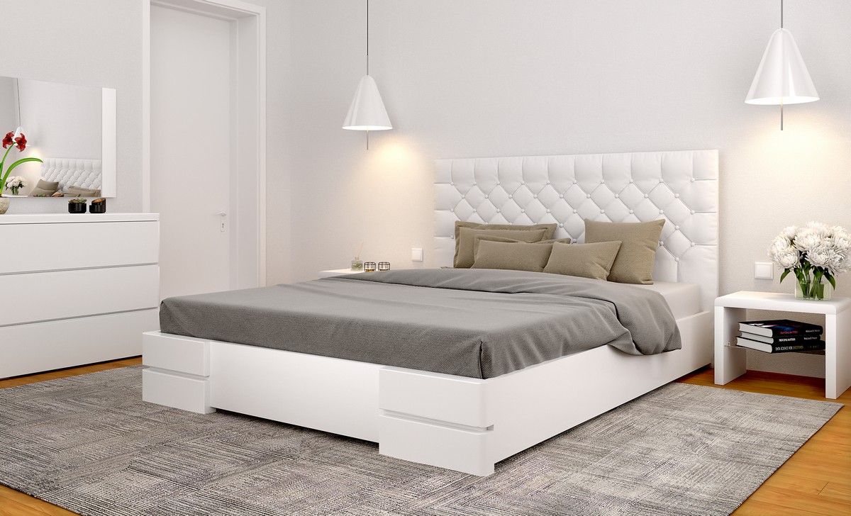 

Кровать Arbordrev Камелия квадрат без ПМ (180*200) бук Белый