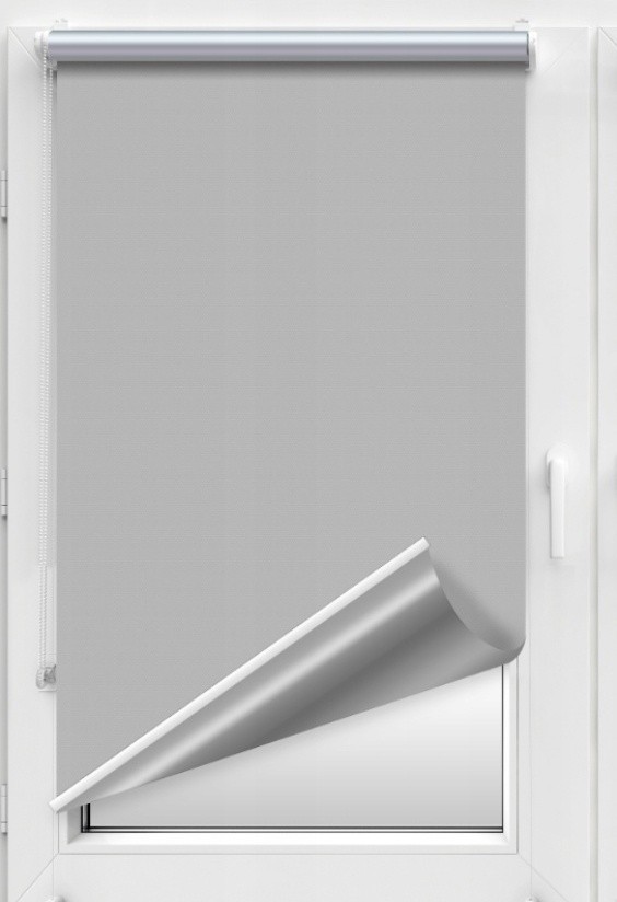 

Ролета Roll Star 110x200 см ВО Блэкаут солнцеотражающая Светло-серая (7084)