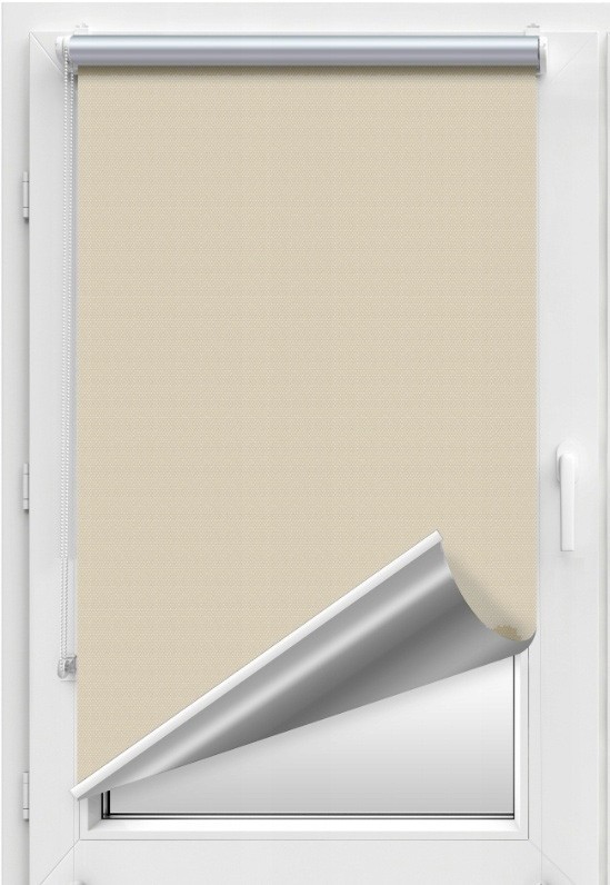 

Ролета Roll Star 115x200 см ВО Блэкаут солнцеотражающая Слоновая кость (7082)