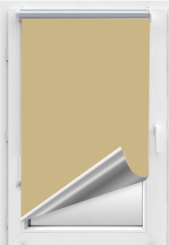 

Ролета Roll Star 135x200 см ВО Блэкаут солнцеотражающая Капучино (7083)