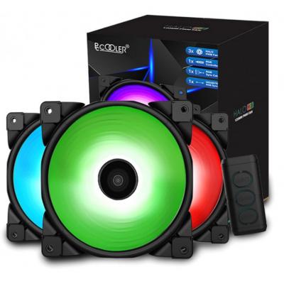 

Кулер для корпуса PcСooler HALO 3-in-1 RGB KIT