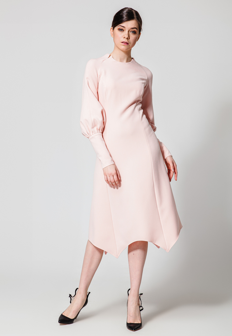 

Деловое платье Nai Lu-na by Anastasia Ivanova NL3704-2 XL Пудра