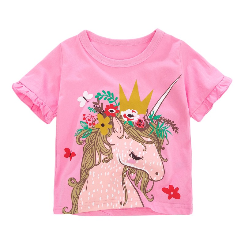 

Футболка для девочки Beautiful unicorn Little Maven (92 / 2 года ) Розовый