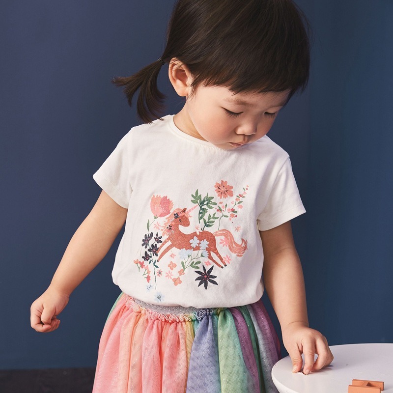 

Футболка для девочки Magic flowers Little Maven (104 / 4 года) Белый