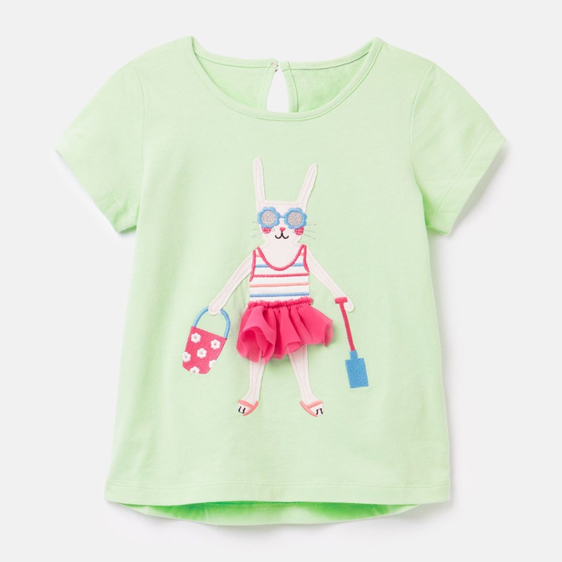 

Футболка для дівчинки Cute bunny Little Maven (98 / 3 роки) Зелений