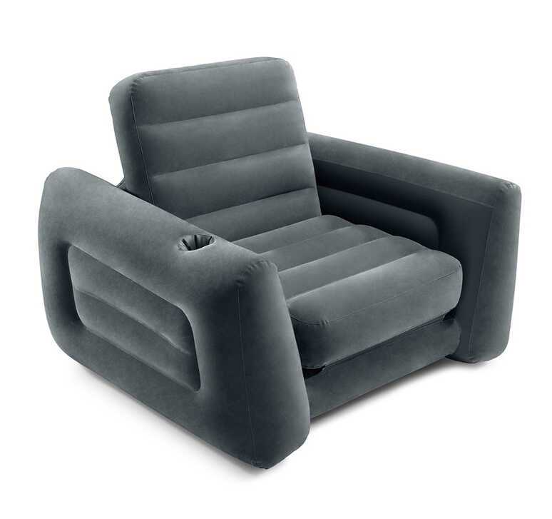

Надувное кресло раскладное (68565) (Intex 66551) 117 x 100 (224) x 66см