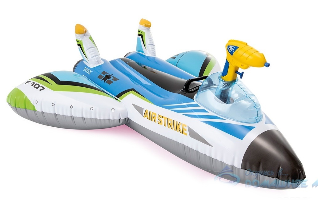 

Надувной плотик. Самолетик (Intex 57536-blue) Длина 117 x Ширина 117см