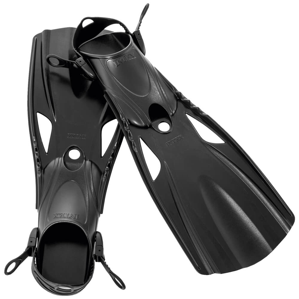 

Ласты для плавания, черные, 38-40р M-24-26см (Intex 55634)