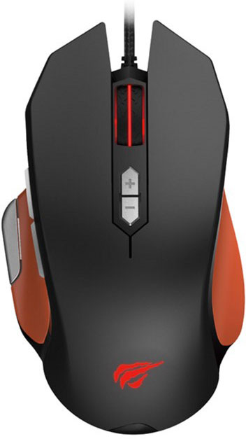 

Ігрова провідна миша HAVIT HV-MS762 Black/Orange