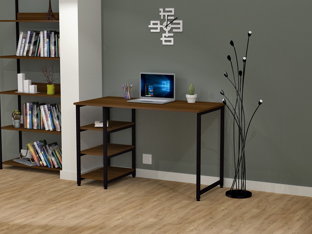 

Стол письменный FlashNika Loft СПЛ-8 130 орех экко