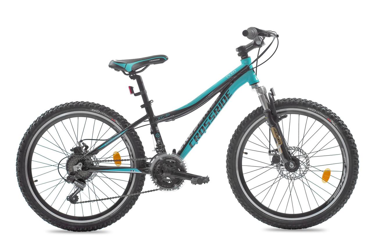 

Велосипед 24” ARIDS CLEO 13” подростковый черно-бирюзовый
