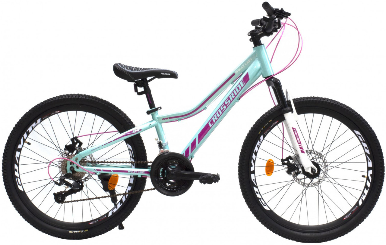 

Велосипед 24” CROSSRIDE BLAST MOLLY LADY Бирюзовый подростковый