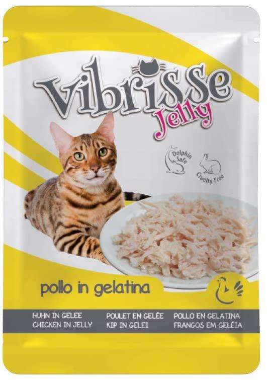 

Блок паучей для котов Croci VIBRISSE JELLY куриное филе в желе 18 шт * 70 г