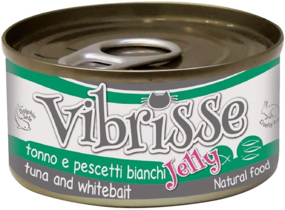 

Блок консервированного корма для котов Croci VIBRISSE JELLY тунец и корюшка в желе 24 шт * 70 г