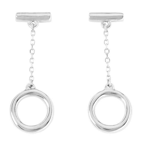 

Серьги кольца UNOde50 Off / On Посеребренные
