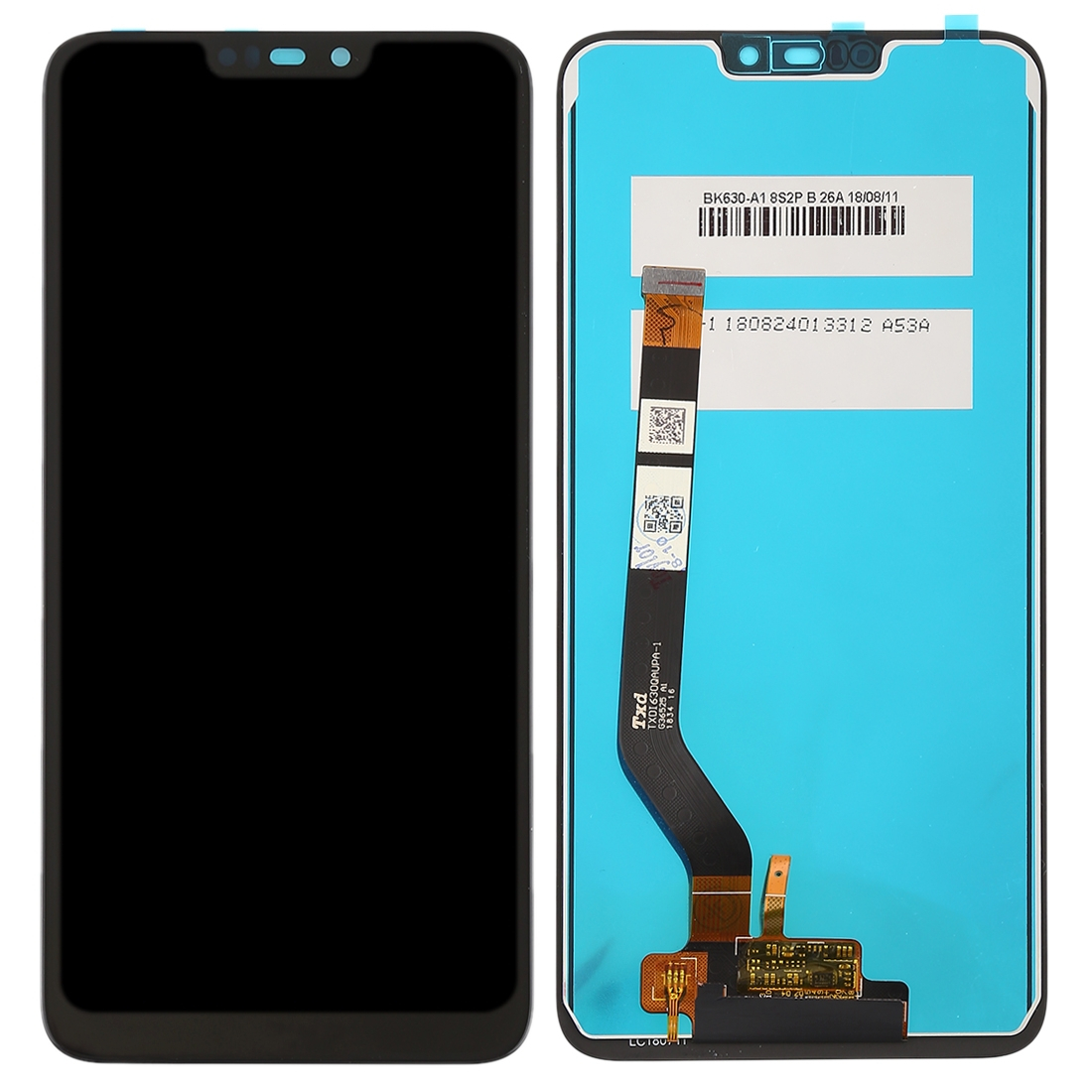 

Дисплей Huawei Honor 8C черный (LCD экран, тачскрин, стекло в сборе) High Copy
