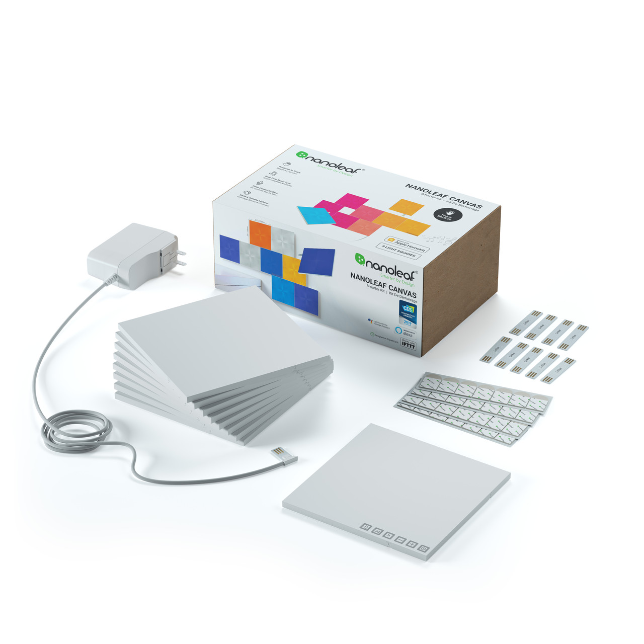 

Умная система освещения Nanoleaf Canvas Smarter Kit - 9 шт.