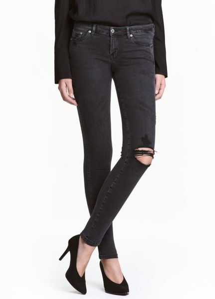 

Джинсы H&M 27/32 Черные (1092-065)