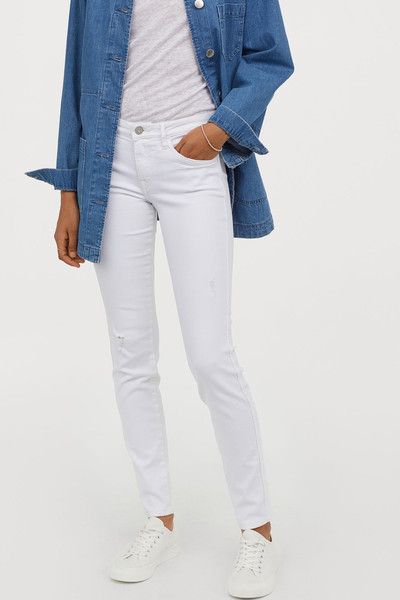 

Джинсы H&M 30/34 Белые (1200-456)