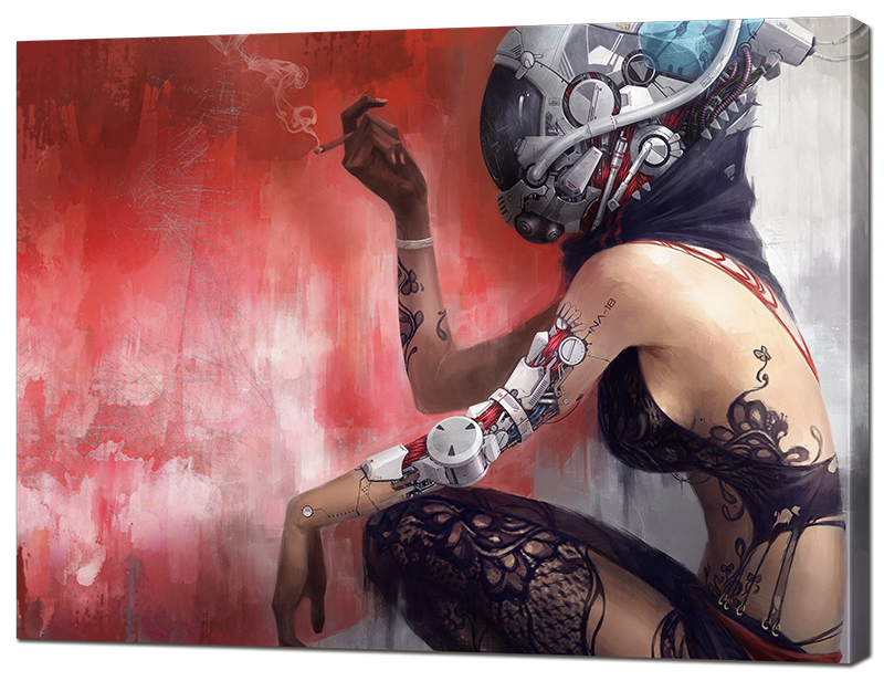 

Картина Interno Холст Девушка 65x50см