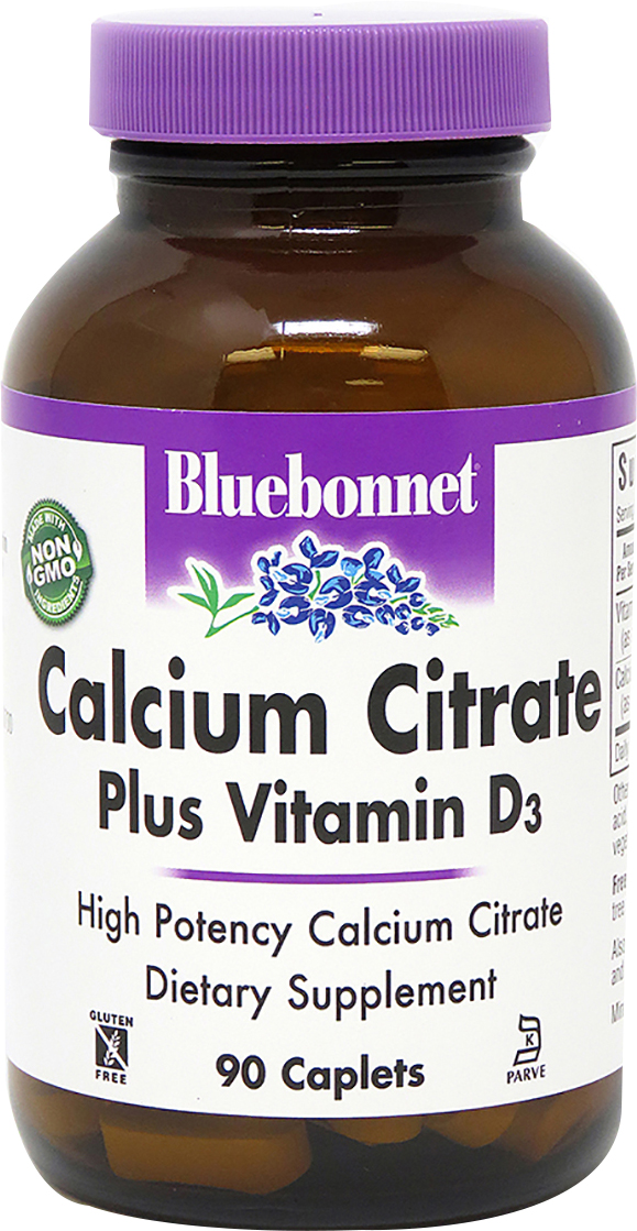 

Кальций цитрат + Витамин D3 Bluebonnet Nutrition 90 капсул (743715007109)
