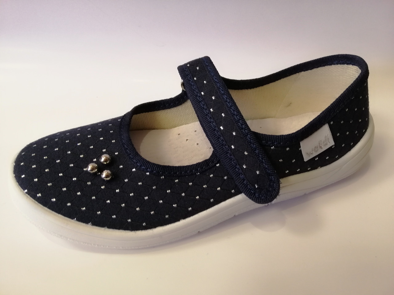 

Тапочки для девочки Waldi 372-794 синие р.35-22,6 см