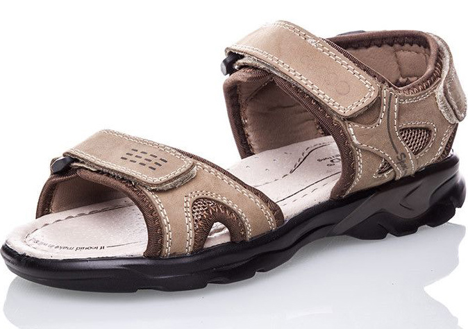 

Кожаные сандалии EeBb 9076-beige 32 Бежевый
