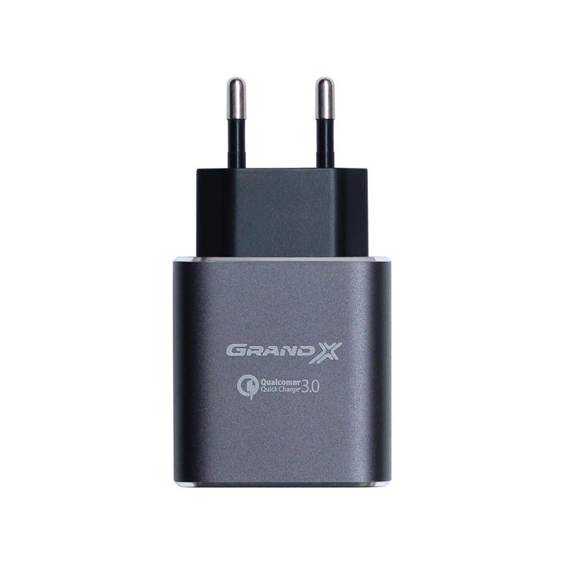 

СЗУ Grand-X QС3.0 3USB 1.5A/2A/3A Grey CH-750G