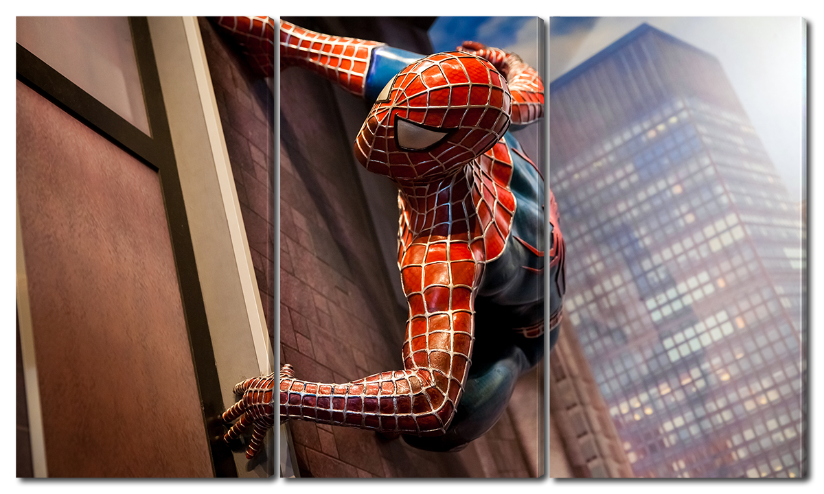 

Модульная картина Interno Холст Персонаж человек-паук 84х47см