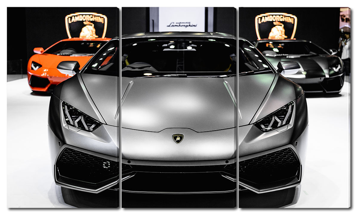 

Модульная картина Interno Холст Автошоу 144x82см