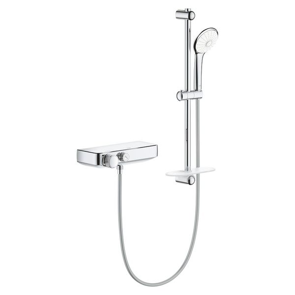 

Кран в душ с термостатом GROHE хром GROHTHERM SMARTCONTROL латунь 34720000