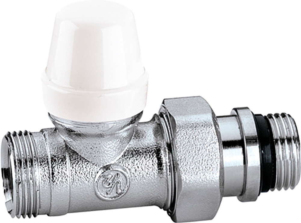 

Кран радиаторный отсекающий CALEFFI М23 х 1.5 x 1/2" прямой 10 bar S.p.a. (343402)