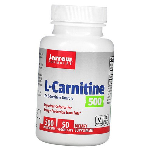 

Л Карнитин, L-Carnitine 500, Jarrow Formulas 50вегкапс (02345006)