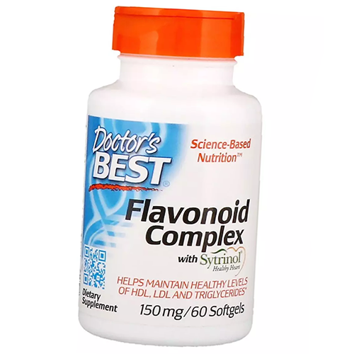 

Флавоноидный комплекс с Cитринолом, Flavonoid Complex with Sytrinol, Doctor's Best 60гелкапс (71327014)