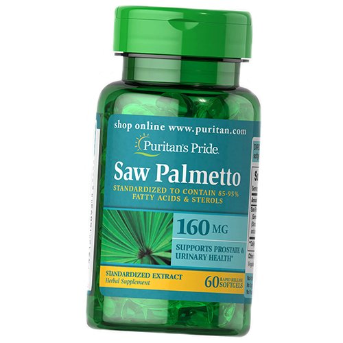 

Экстракт Со Пальметто, Saw Palmetto Standardized Extract 160, Puritan's Pride 60гелкапс (71367065)