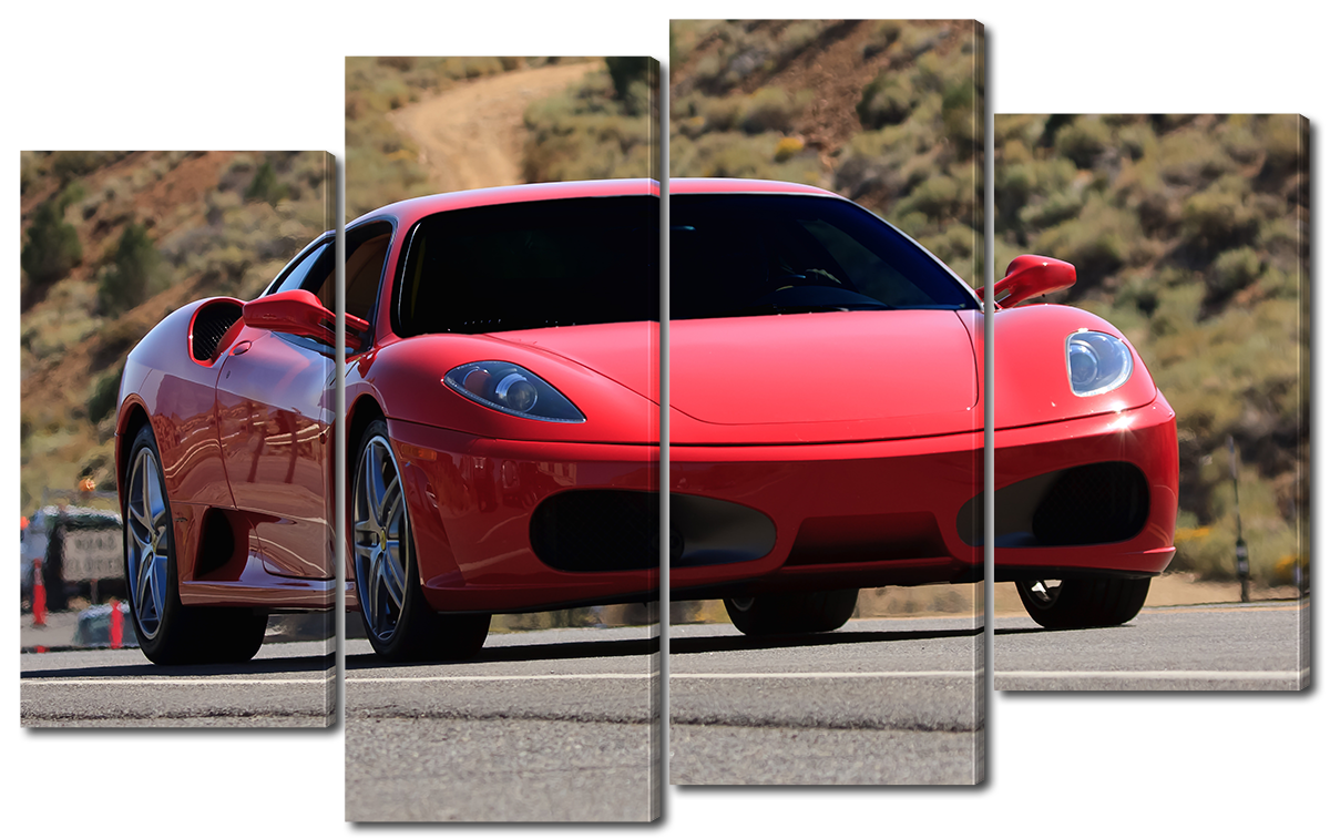 

Модульная картина Interno Эко кожа Феррари F430 166x120см