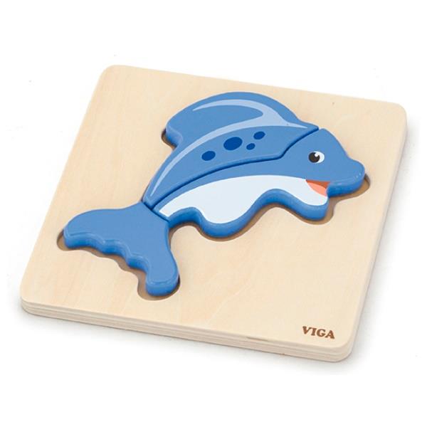 

Мини-пазл Viga Toys "Рыбка" (59934)